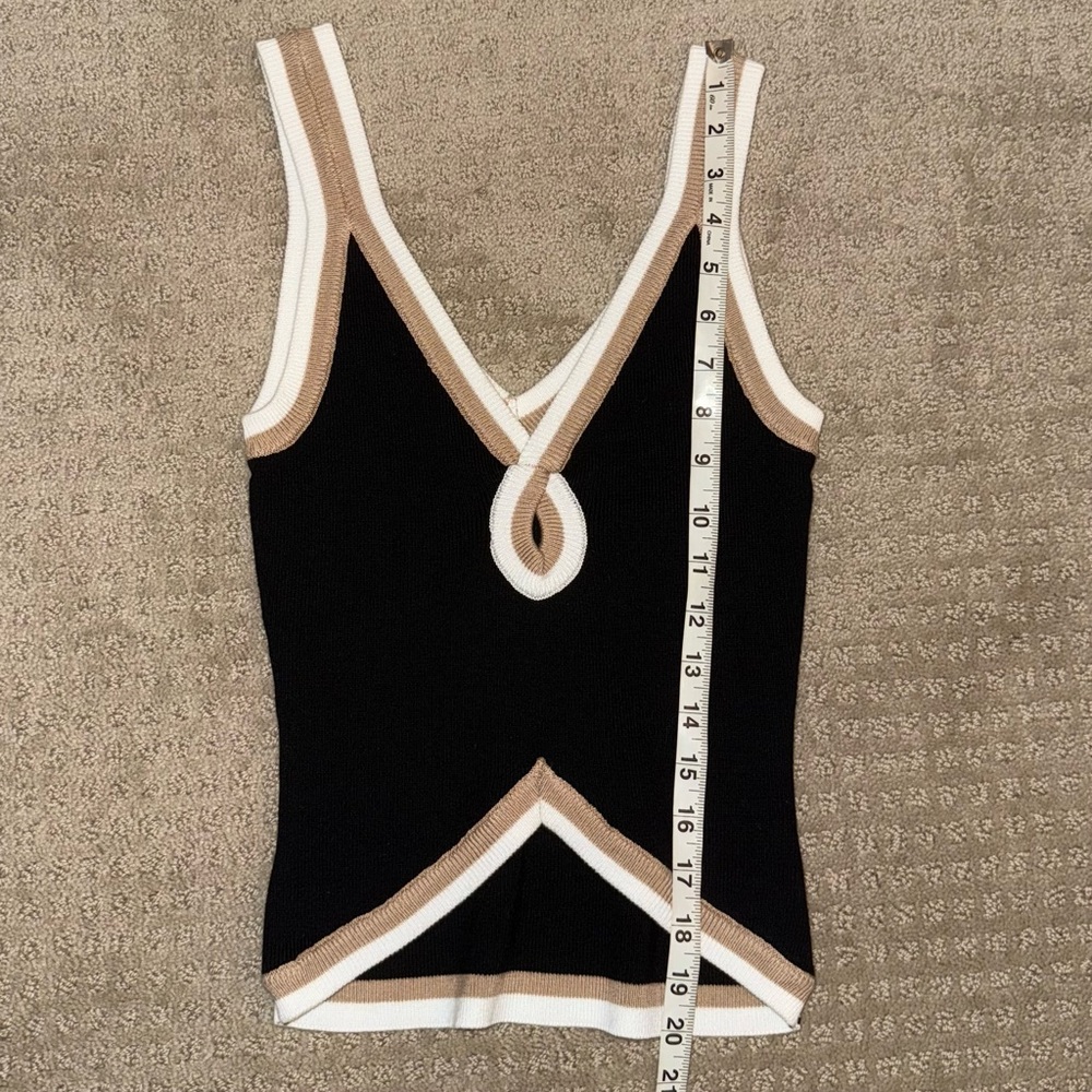 NWT Vestique Black Tank Top Size Small - Picture 3 of 7
